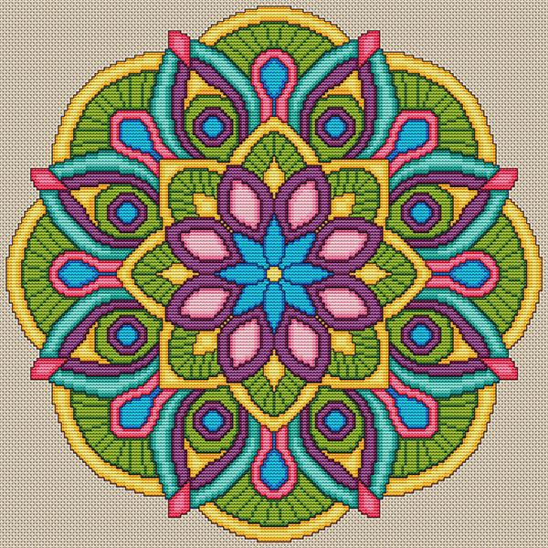 (image for) Springtime Flower Mandala